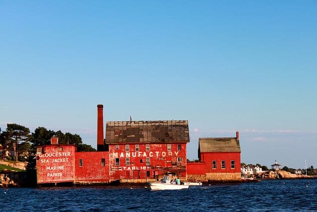 Historic Gloucester factory and fishing industry - New England maritime history