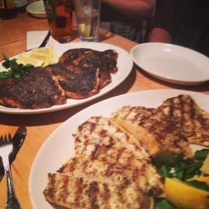 Blackened and Grilled fish